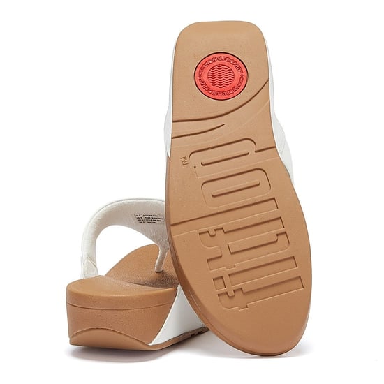 FitFlop Lulu Leder Damensandalen - (Weiß) - Image 4
