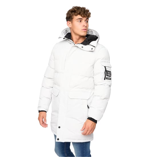 Crosshatch - "Milwaka" Steppjacke für Herren (Grau/Rosa) - Image 4