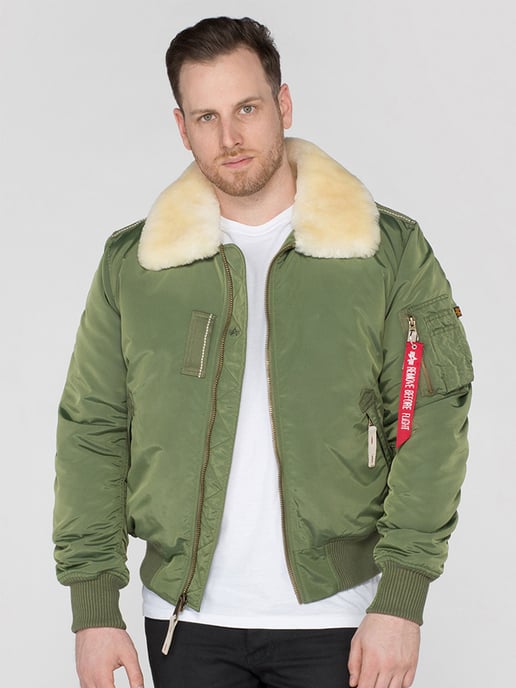 Alpha Industries Herren Injector III Flugjacke in Salbeigrün - Image 1