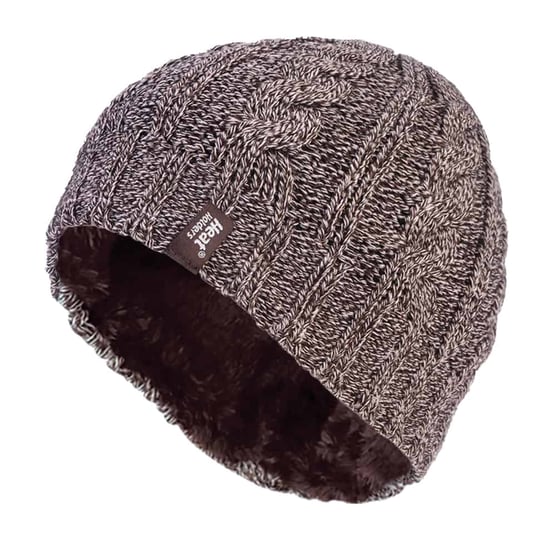 Thermische Fleece-gefütterte Damen-Wintermütze mit Zopfmuster - Image 1