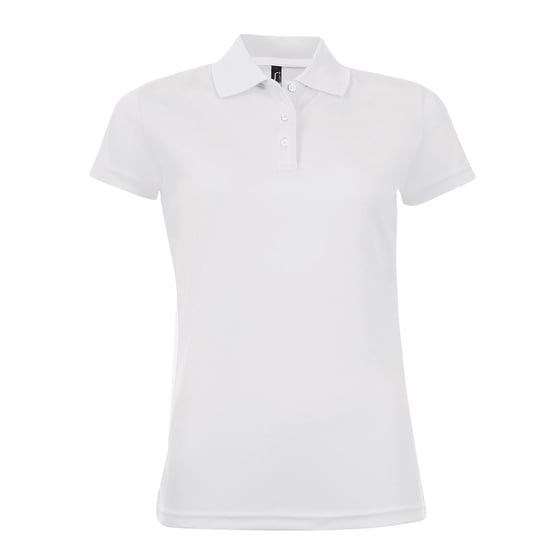 SOLS Womens/Ladies Performer Kurzarm-Piqué-Poloshirt (Weiß) - Image 1