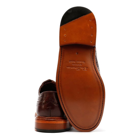 Ben Sherman Sugarman Brogue Leder Herren Braune Schnürschuhe - Image 4