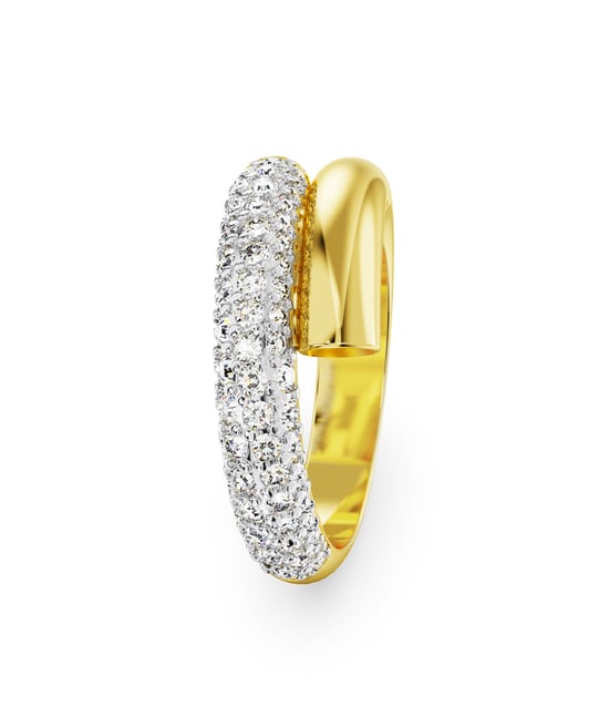 Swarovski 'Dextera' Damenring aus vergoldetem Metall - Gold 5668813 - Image 4