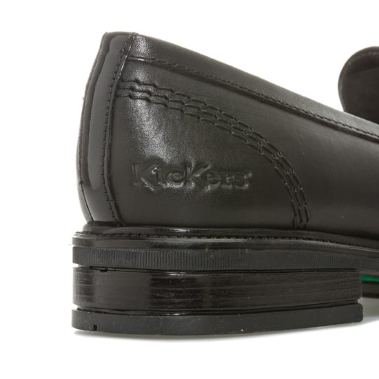 Women's Kickers Lach Loafer Shoes in Black