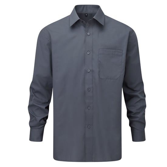 Russell Collection - Hemd für Damen Langärmlig (Grau) - Image 1