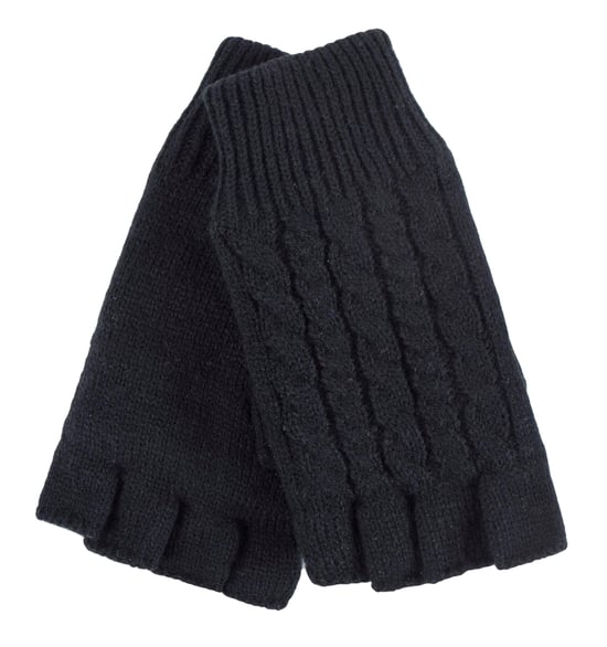 HEAT HOLDERS Damen Winter-Thermo-Fingerlose Handschuhe mit Zopfmuster - Image 1