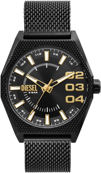 Diesel Scraper Men's Black Watch DZ2194