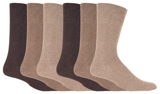 Herren 6er Pack nicht elastische Diabetikersocken mit handgekettelten Zehennähten - Image 1