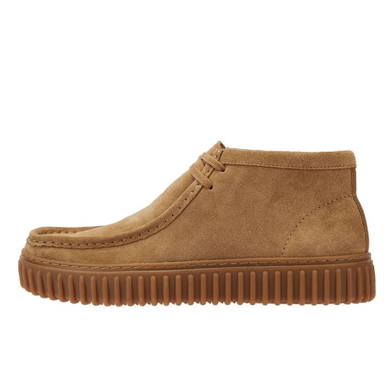 Clarks Torhill Hi Wildleder Herren Stiefel Braun - Image 5
