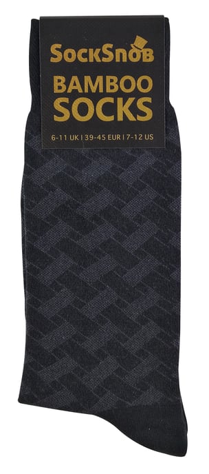 SOCK SNOB - Herrensocken mit Muster aus Bambus - Style 14 - Image 2