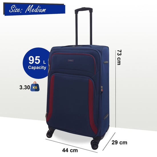 Soft 8 Wheel Luggage Light Travel Suitcases