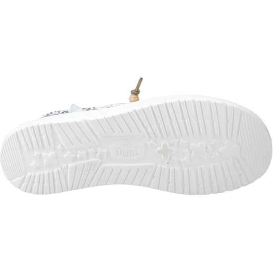 HEYDUDE Wendy Disco Kuh Baumwolle Damen Tan Loafers - Image 3