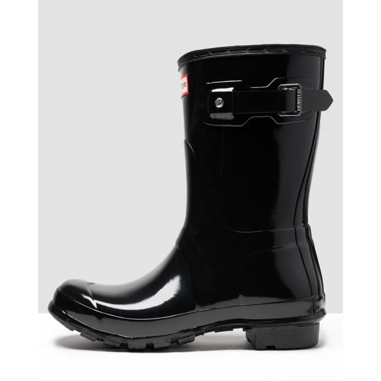 Kaufen Sie Hunter Original Short Gloss Damen Gummistiefel In Schwarz - Image 3