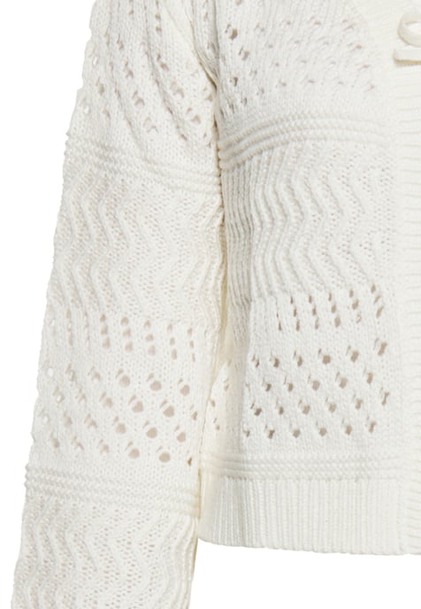 Mymo Strickjacke Damen weiss - Image 3