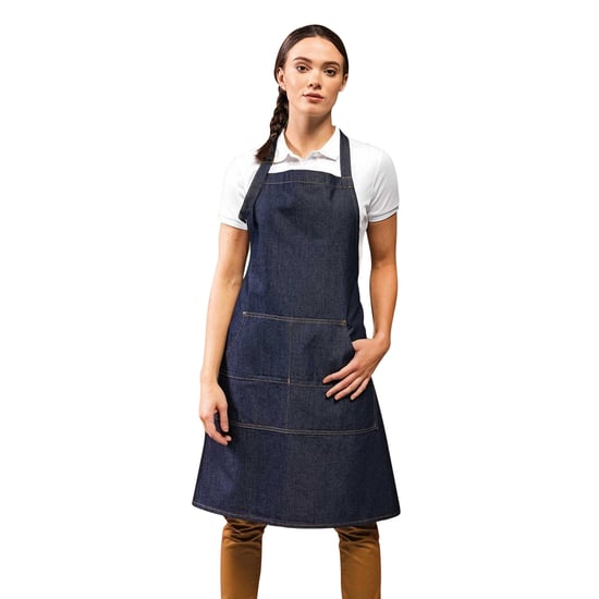 Premier Jeans Stitch Bib Apron (2er-Pack) (Indigo Denim) - Image 2