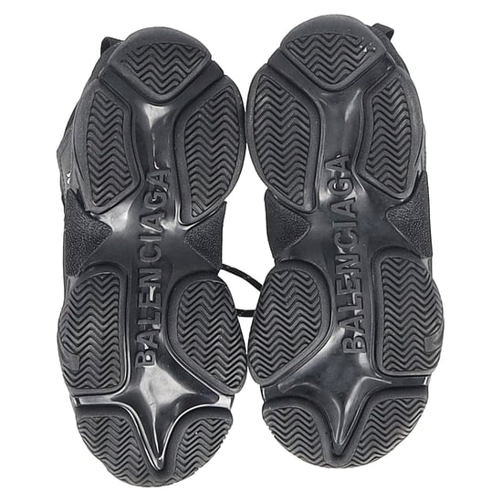 Balenciaga Track Sneakers aus schwarzem Polyurethan - Image 6