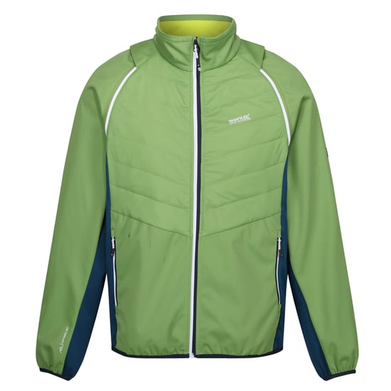Regatta Mens Steren II Softshell Hybrid Jacket (Piquant Green/Moroccan Blue/Citron Lime)