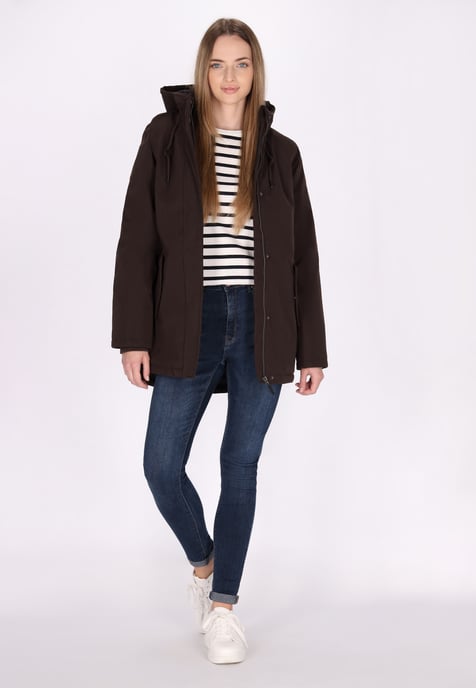 Dreimaster Winterjacke Damen dunkelbraun - Image 2