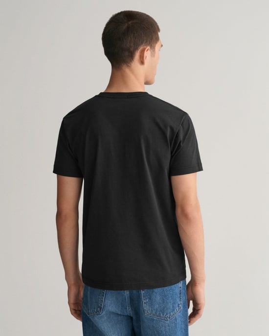 Gant Slim Shield V-Neck T-Shirt - Image 3