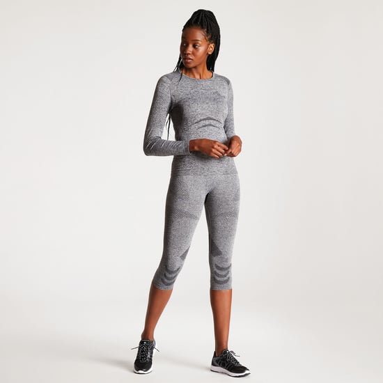 Dare 2B Damen Zonal III 3/4 Baselayer-Leggings (Grau) - Image 2