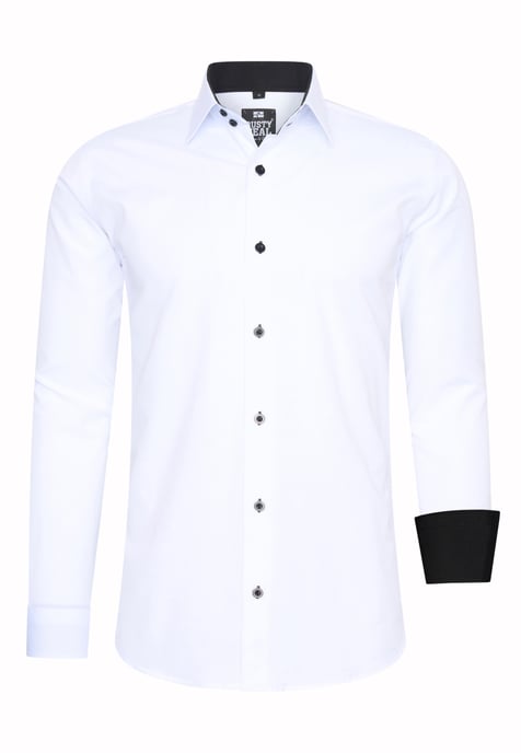 Rusty Neal Overhemd Slim Fit Weiss - Image 1