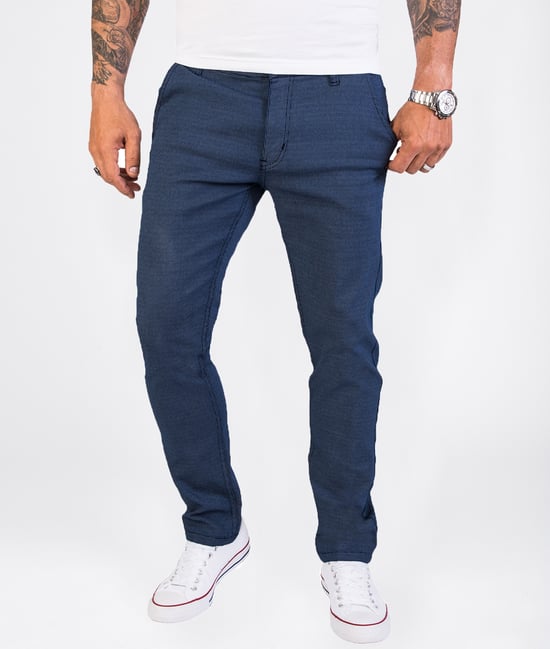 Rock Creek Stoffhose Navy - Image 1