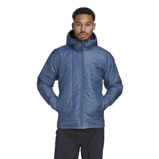 Men's adidas Terrex Multi Insulated Hooded Jacket in Blue