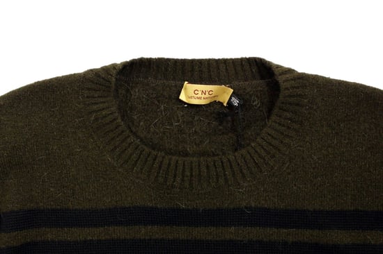 Gestreifter Rundhals-Pullover - Image 3