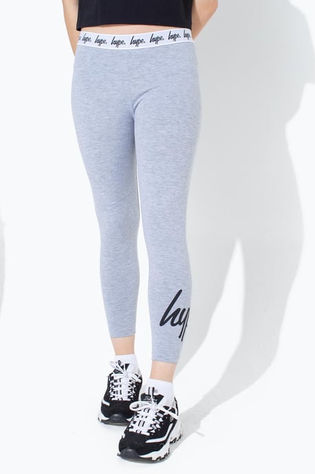 Hype Grey Taped Kids Leggings