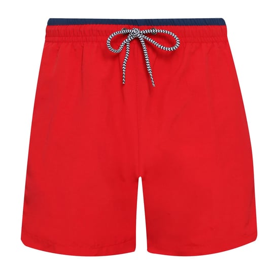 Asquith & Fox Herren-Badeshorts (Rot/Marine) - Image 1