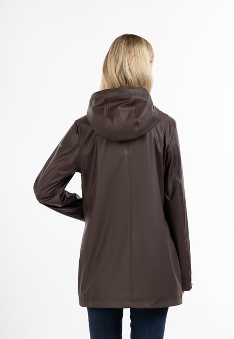 Schmuddelwedda Regenjacke Damen Dunkelbraun-271 - Image 5