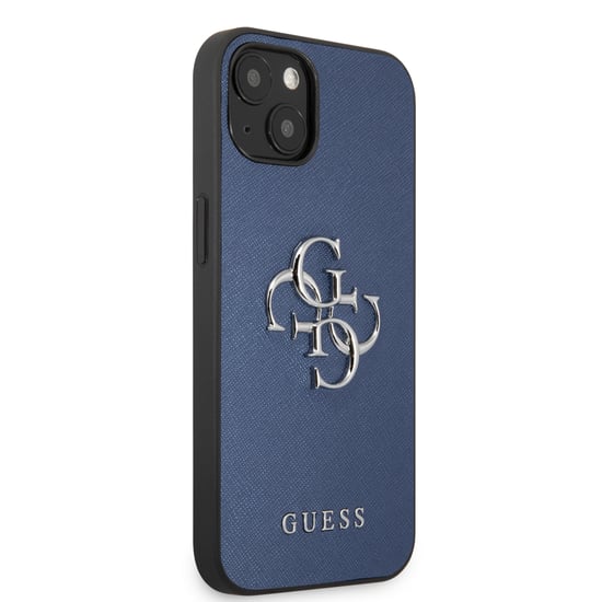 Guess PU Saffiano Big 4G Silver Logo Phone Case