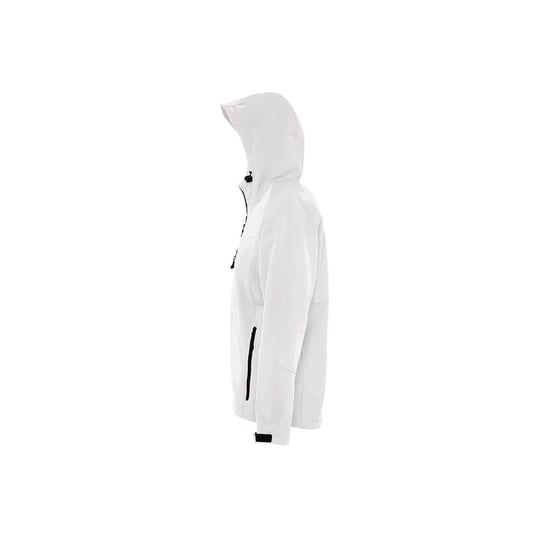 SOLS Mens Replay Hooded Soft Shell Jacket (atmungsaktiv, winddicht und wasserabweisend) (Weiß) - Image 3