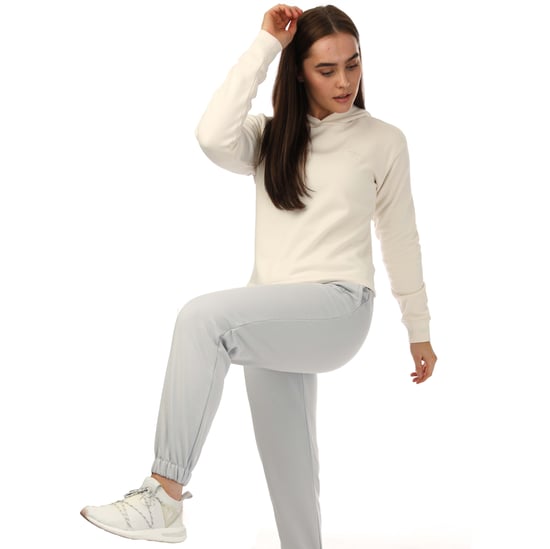 Women's adidas Originals Cropped Hoody in Chalk
