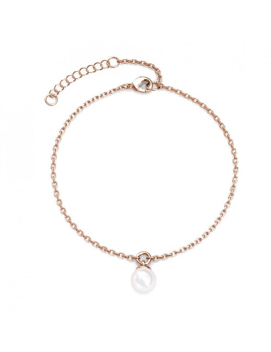 Kristall-Perlenarmband - Rose Gold und Kristall - Image 3