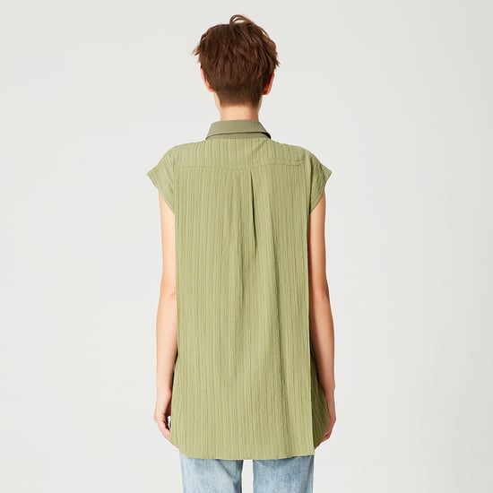 Ärmelloses Hemd mit aufgesetzter Tasche - Image 6