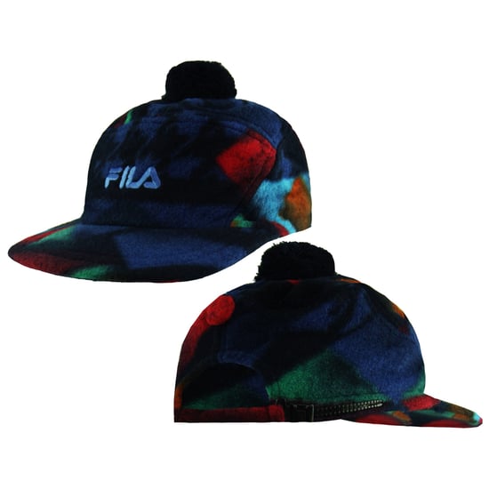 Fila Fleece Pom Pom Damen Marineblaue Mütze - Image 3