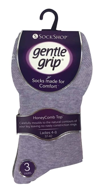 Gentle Grip - 6 Paar Damen Gentle Grip nicht elastische Socken - GG72 - Image 2