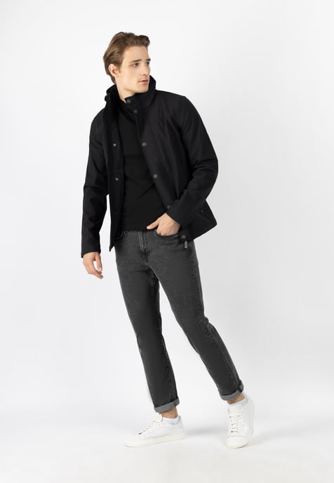 Mo Softshelljacke Herren Schwarz - Image 1