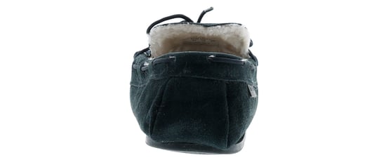 Hush Puppies Allie Leder Womens Mokassin Memory Foam Kunstfell navy - Image 4