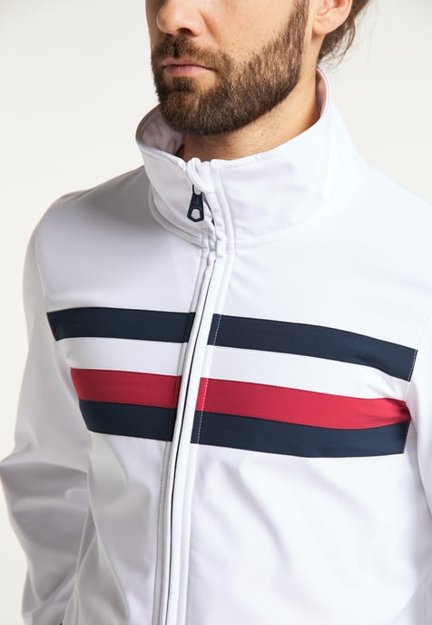 Dreimaster Funktionsjacke Herren weiss nachtblau - Image 5