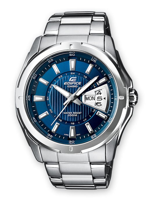 Casio Edifice Silber Herren Armbanduhr EF-129D-2AVEF - Image 1