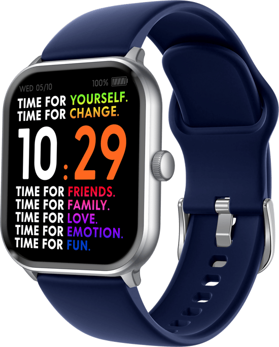 Ice Watch Ice Smart - Ice 1.0 - Silver - 2 Bands - Black - Navy Unisex's Black Watch 022252