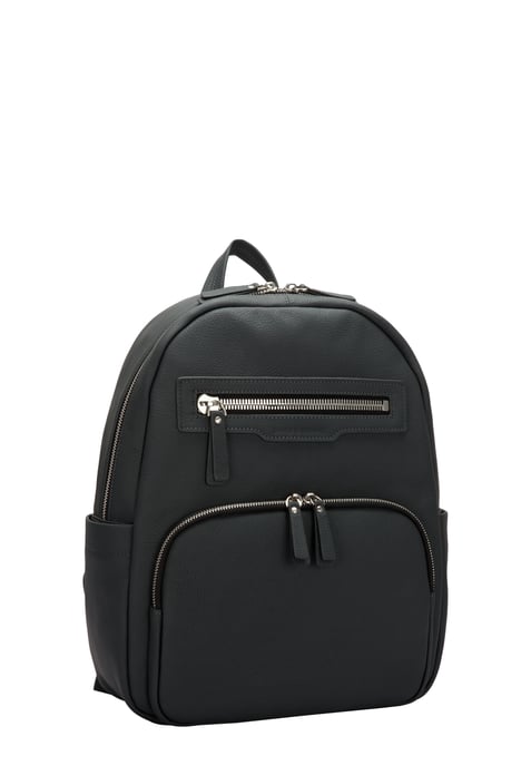 OIL TANNED LEATHER ZIP AROUND BACKPACK