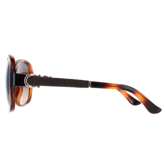 Salvatore Ferragamo Schmetterling Damen Schildkröte Braun Farbverlauf SF744SLA - Image 3