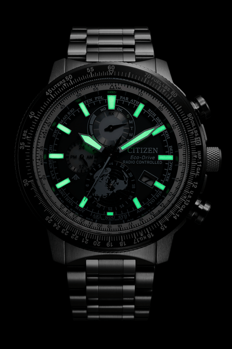 Citizen Promaster Geo Trekker Herren Silberuhr BY3006-53H - Image 4