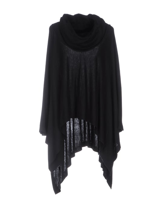 Alpha Studio Black Knit Cape