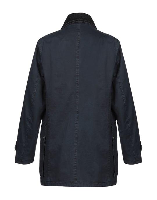 Dries Van Noten Dark Blue Cotton Coat
