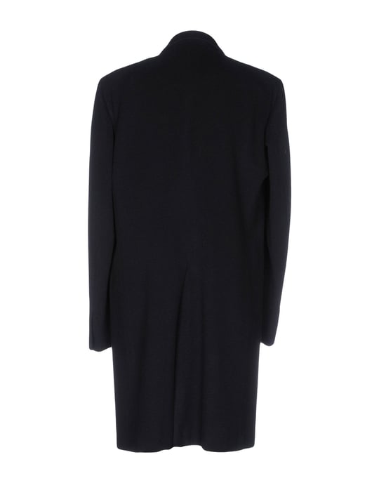 Jil Sander Dark Blue Wool Overcoat