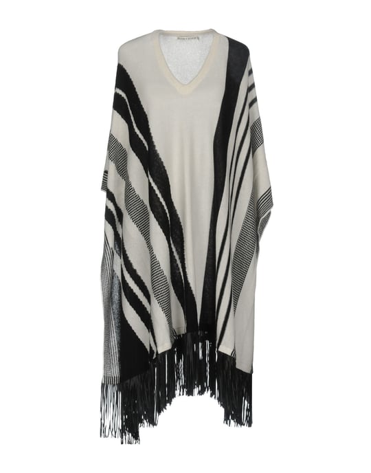 Alice + Olivia Ivory Wool Cape